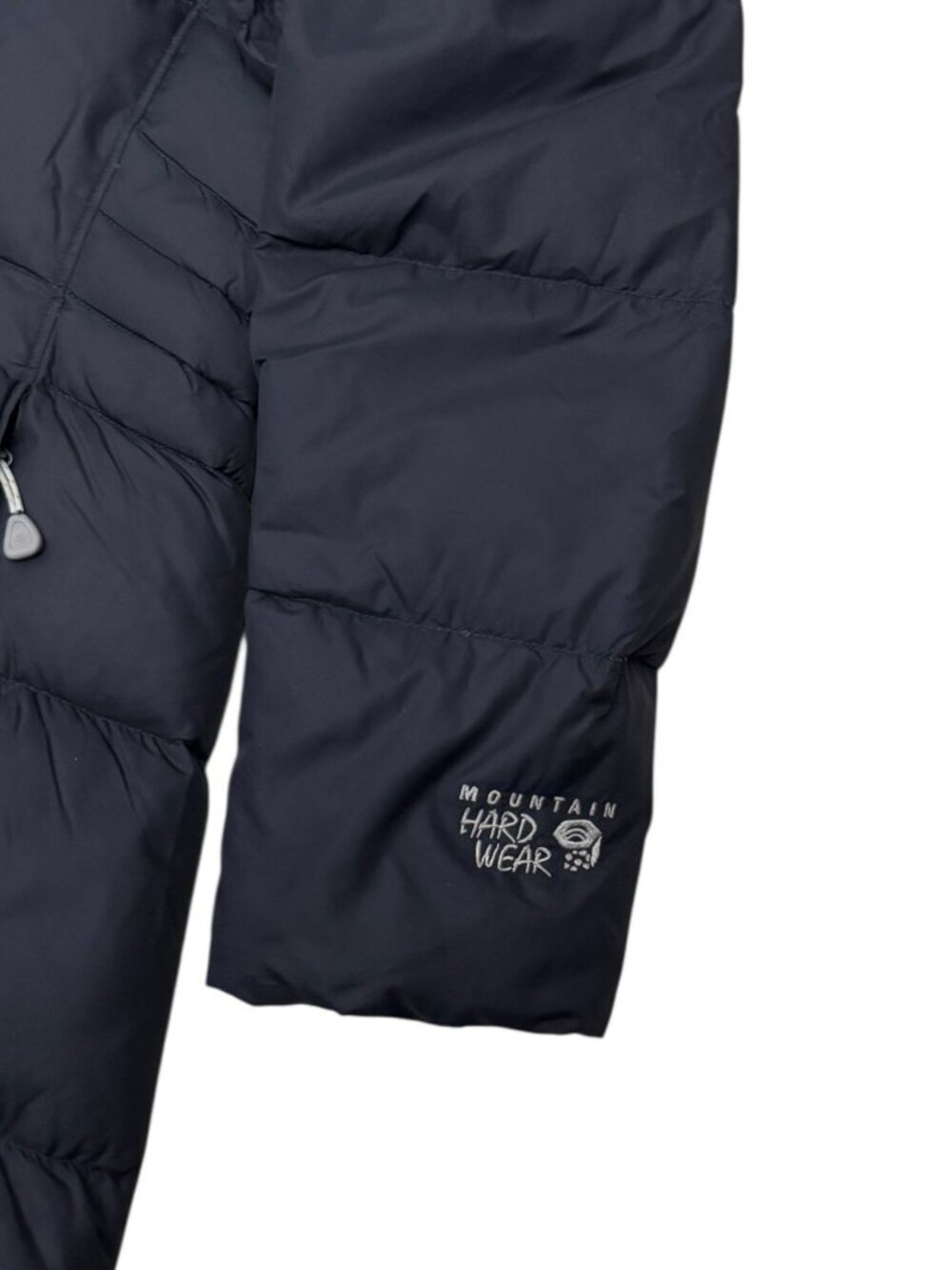 MOUNTAIN HARDWEAR Coat Down Fill Black Winter Long Puffer Parka Jacket Womens S - Picture 7 of 9